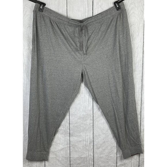 Fruit of the Loom Other - Fruit Of The Loom Men's 4XL Gray Elastic Waist Drawstring Pants with Pockets